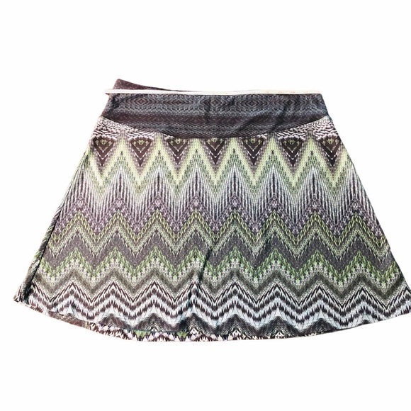 PRANA - WOMENS BLUE/GREEN ATHLETIC SKIRT - Picture 5 of 10